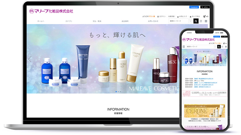 ECサイト制作、ECコンサルティング、EC運営補助、SEO対策、SEOライティングの制作実績